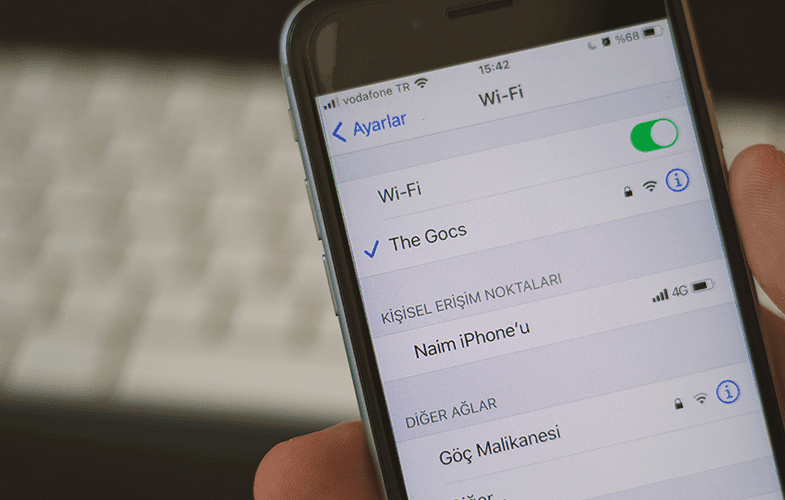 iOS kayıtlı Wi-Fi şifresi öğrenme